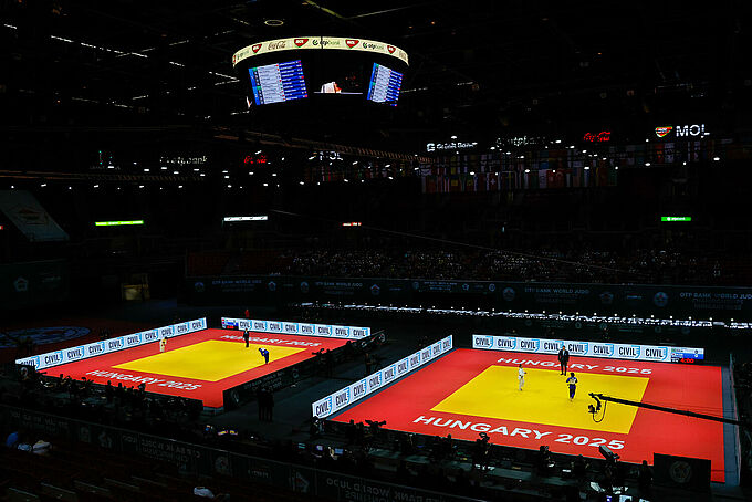 ZEBRA ist offizieller Mattenausstatter der Judo-Weltmeisterschaft 2025 in Budapest